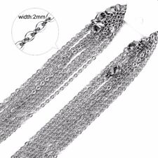 50pcs Wholesale Stainless Steel Silver Tone Necklace for DIY Jewelry Chains picture