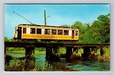 Trains -Branford -CT Connecticut, Trolley Museum, No 500, Vintage Postcard picture