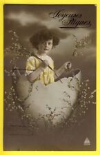 cpa PAQUES EASTER 1924 from MELLAERTS to Miss DERVEAUX to BRUSSELS Surrealism Egg picture
