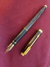 Parker 75 Brown Marble 18k F Fountain Pen picture