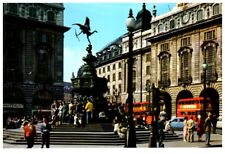 PICCADILLY CIRCUS,LONDON.VTG USED POSTCARD*A6 picture