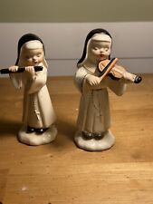 Vintage Chase Handpainted Japan Porcelain Nuns Band (2) picture