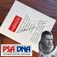 WILLIAM BILL ANDERS * PSA/DNA * Autograph Card APOLLO 8 *  EARTHRISE Astronaut picture