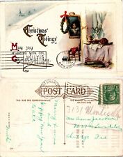 Postcard 1924 St. Charles Christmas Greeting to Chicago IL $$ 383439 ISH picture