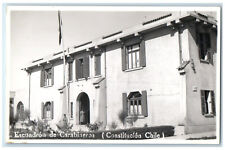 c1950's Entrance to Carabineros Squad (Constitution Chile) RPPC Photo Postcard picture