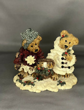 Vintage Boyds Bears and Friends Edmond & Bailey...Gathering Holly 1994 picture