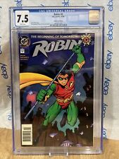 Robin 0 CGC 7.5 White Pages (Classic Cover) Newsstand Edition Comic Graded picture