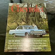 1964 Chevrolet Brochure Impala Bel Air Biscayne Wagon Brochure Original Vintage picture