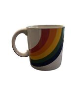 VTG Rainbow Mug FTD FTDA Japan Coffee Mug Cup 1984 Double Sided Pride picture