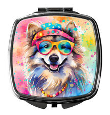 Keeshond Hippie Dawg Compact Mirror picture