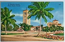 Vintage postcard ST. PATRICK'S CHURCH  MIAMI BEACH, FLORIDA unposted picture