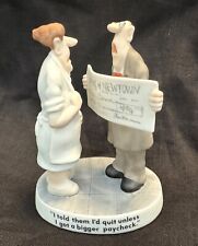 Jim Unger Herman Comic Strip Funny Porcelain Figurine 1991 -  1st Issue of 5000 picture