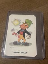 Authentic Vintage Walt Disney Productions Snap Jiminy Cricket Card Disneyana picture