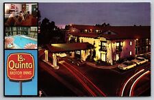 Postcard La Quinta Motor Inns Hotel Motel Multi View Vintage Cars picture