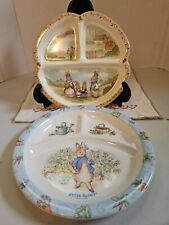 Vintage Pecoware & Eden  Peter Rabbit Divided Plates  picture