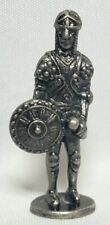 Vintage FERRERO KINDER Pewter Metal Medieval Soldier Figure | Miniature picture