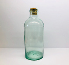 Antique Large Glass Bottle Cannington, Shaw and Co. Green Tint Three-Piece Mold picture
