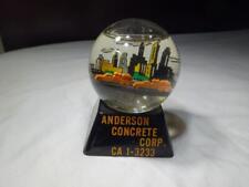 C1950s ADVERTISING PAPERWEIGHT Anderson Concrete Corp COLUMBUS OHIO picture