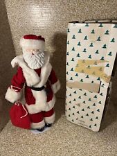 Vintage ceramic Santa Claus with toy sack 15 inch picture
