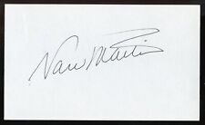 Nan Martin d2010 signed autograph auto 3x5 Cut American Actress and Comedian picture