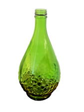 VTG GALLO Flavor Guard Glass Green Half Gallon Empty Decorative Bottle No Lid picture