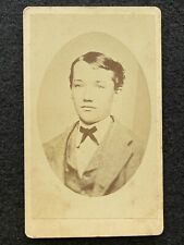 Ripon Wisconsin WI Handsome Man Fancy Back Stamp Antique CDV Photo picture