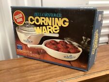 Vintage Corning Ware Blue Cornflower 4 Pc Du-ette Set ( picture
