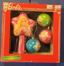2011 Barbie Ornament Set Christmas (4 Pieces) picture