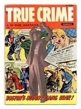 True Crime Comics #1 GD/VG 3.0 RESTORED 1949 picture