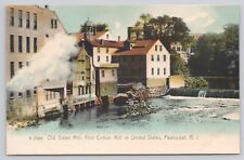 Postcard Old Slater Mill Pawtucket Rhode Island The Rotograph Co. ca.1908 picture