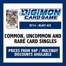 Digimon - BT14 Blast Ace - Common, Uncommon, Rare picture