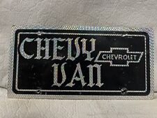 Vintage Chevy Van Booster License Plate picture