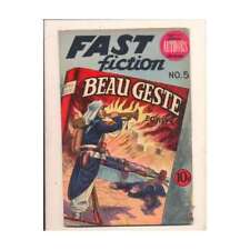 Fast Fiction #5 1949 series Seaboard comics Fine minus [z& picture
