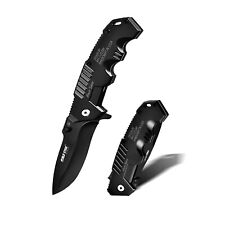 Spring Pocket Knife Tactical Open Folding claw assisted blade fiber black picture