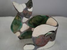 Mid Century Modern Cat Statue Pottery picture