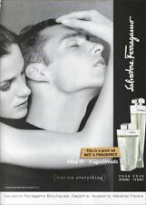 $3.00 PRINT AD - vintage SALVATORE FERRAGAMO Fragrances 1999 SHIRAZ TAL 1-Page picture