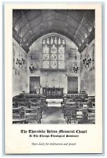 c1940's Thorndike Wilton Memorial Chapel Chicago Theological Seminary Postcard picture
