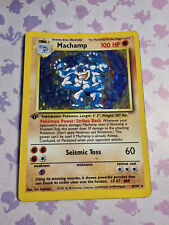 Pokemon TCG - Machamp 1st Edition - 8/102 - Base set - English - Heavy Played picture