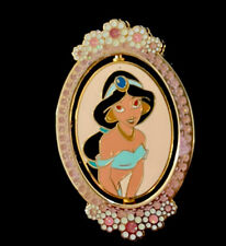 RARE DISNEY Pin Princess Jasmine Cameo Spinning Aladdin LE 250 PIN 2008 NIP picture