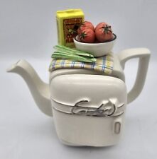 Vintage Paul Cardew Refrigerator Fridge Mini Ceramic Teapot Made in England Tea  picture
