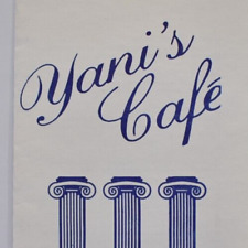 1991 Yani's Cafe Restaurant Menu Kailua Professional Center Aulike Street Oahu picture