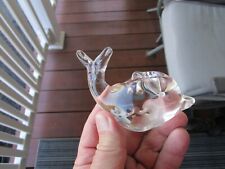 LOVELY ~[ CLEAR GLASS FISH ]~ Paperweight  Fish Figurine~ ~~QUALITY ITEM picture