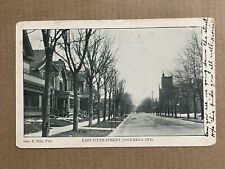 Postcard Columbus IN East Fifth Street Antique UDB Indiana PC picture