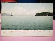 Tarrytown NY lighthouse Hudson River north UDB 1906 picture