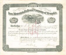 Iron Mountain Railroad Co. of Memphis - Railroad Stocks picture