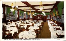 Postcard One of the Famous Occidental Hotel Dining Rooms in Washington D.C. picture