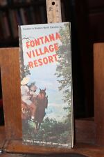 Vintage 1960's Fontana Village Resort Travel Brochure North Carolina picture