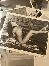 Bunny Yeager Estate Original Bettie Page Lithograph Prints - One Signed Lot H picture