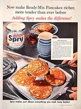 SPRY Pure Vegetable Shortening Everything Taste Better 1954 Vintage Print Ad picture