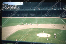 Sl86 Original Slide 1950's Red Kodachrome Detroit Tigers baseball stadium 981a picture